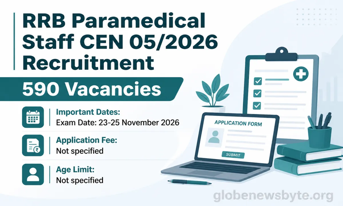 RRB Paramedical Staff CEN 05/2026